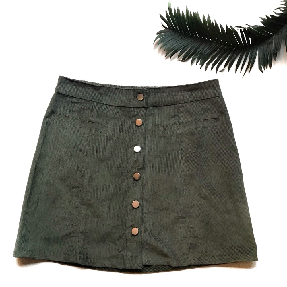 Mini Corduroy Skirt